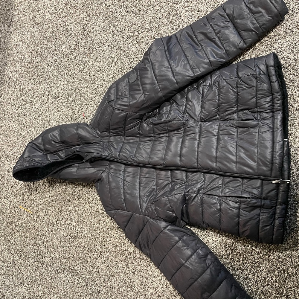 Andrew Marc reversible winter coat.